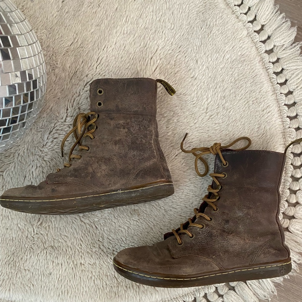 Worn In Brown Docs size 7